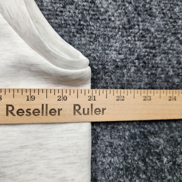 Varley Ellen Cowl Tank Top Womens Large White DoubleSoft Cowl Neck Lightweight - Picture 8 of 10